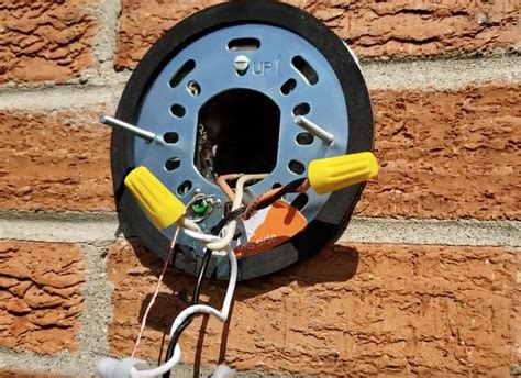 floodlight junction box kit|install outdoor flood light fixture.